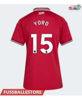 Günstige Manchester United Leny Yoro #15 Heimtrikot Damen 2026-27 Kurzarm